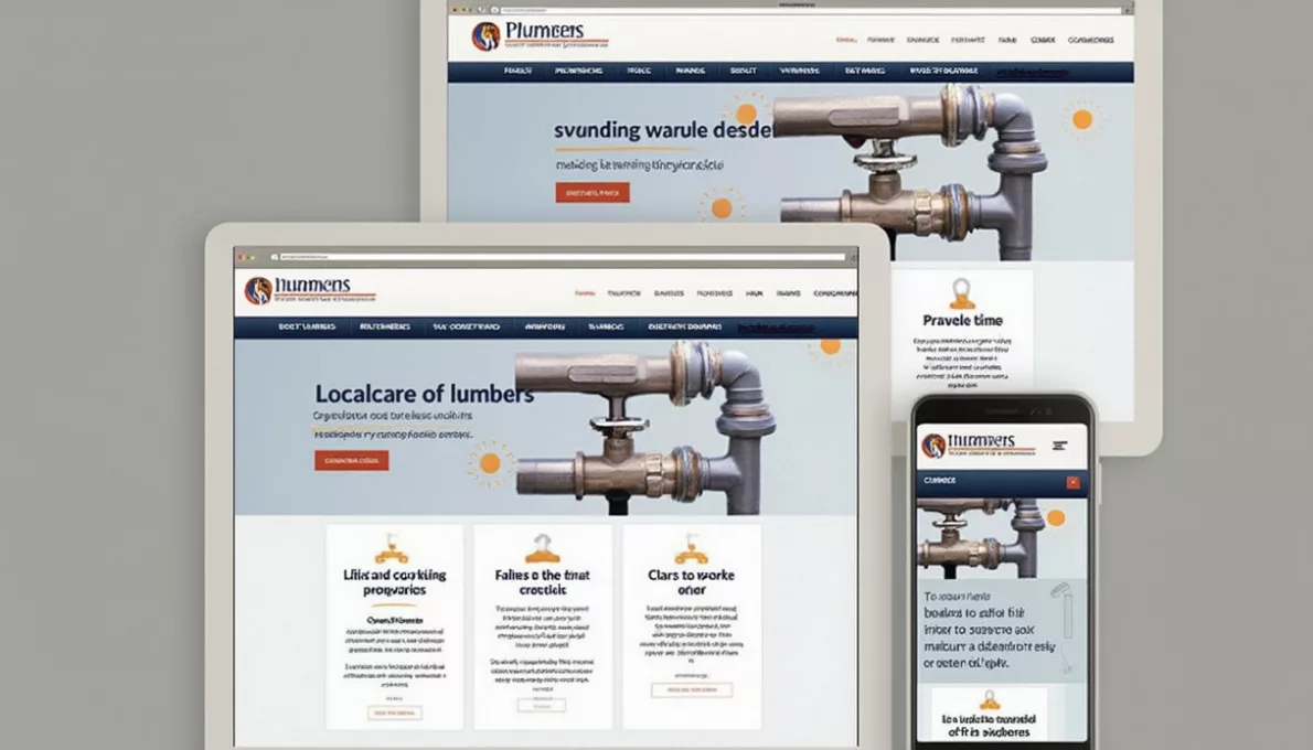 website design for plumbers